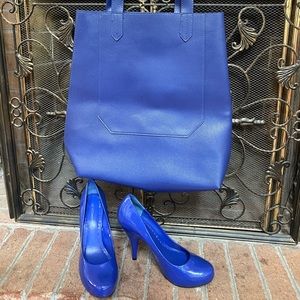 BCBGeneration Cobalt Blue Pumps w/free tote